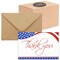 120 Pack 4x6-inch Bulk Patriotic Thank You Cards with Envelopes for Veterans Day and 4th of July - American Flag Appreciation Gift Notes